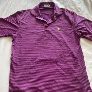 Peter Millar Masters Polo (M) re-stitched - Magenta (only one on market)